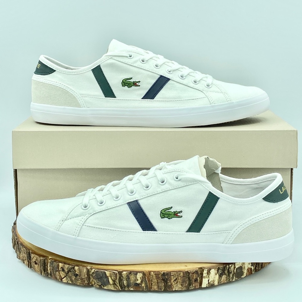 LACOSTE MENS Sideline 319 Canvas/Leather 10.5/12